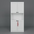 Dulap multifunctional, Miwood, Lucas 1600-102, Alb