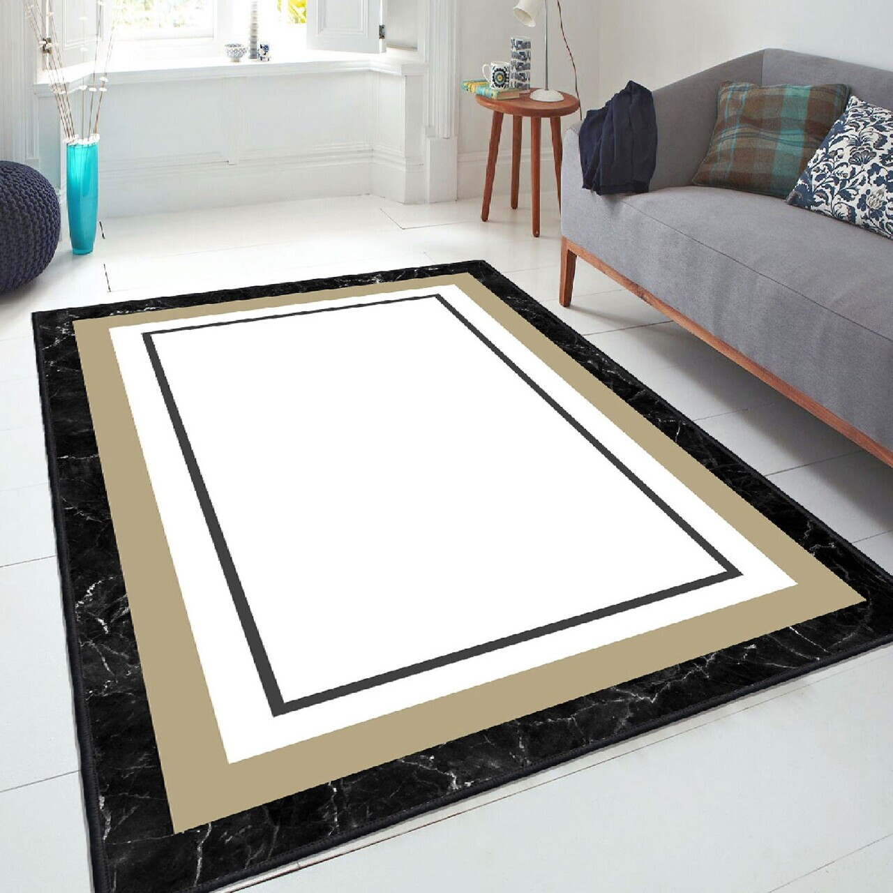 Covor Els2279 100x200 cm Catifea Multicolor