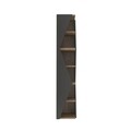 Corp biblioteca, Zena Home, Arrow, 31.8x165x31.8 cm, PAL, Nuc negru