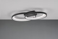 Plafoniera Malaga, RL, 57.5x30x8.5 cm, 25W, 1x SMD, metal, negru