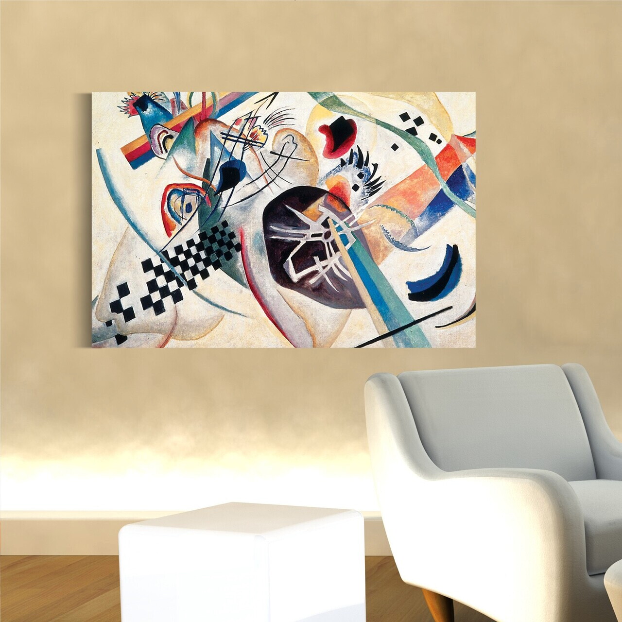 Tablou decorativ, A69CVS-110, Dimensiune: 60 x 90 cm, Multicolor — imaginea 3