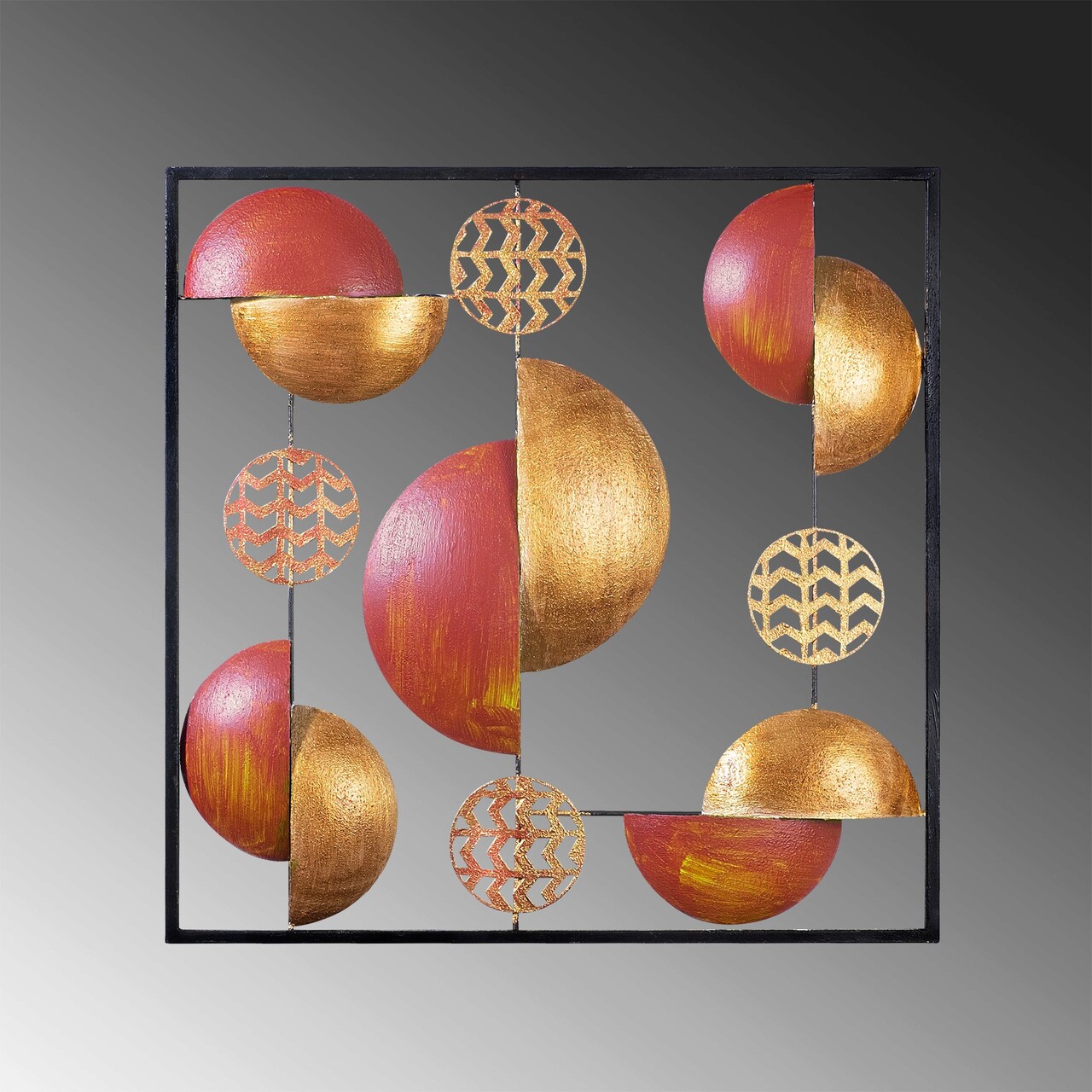 Decoratiune de perete, My World, Dimensiune: 55 x 55 cm, Multicolor - view 4