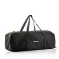 Scaun balansoar de camping Kamprock, InnovaGoods, 100 x 104 x 95.5 cm, max 150 kg, verde/negru