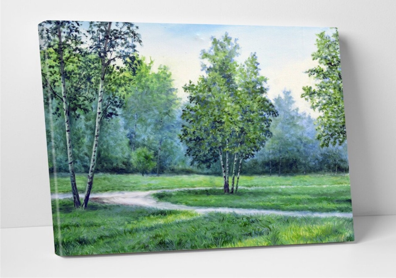Tablou decorativ Forest, Modacanvas, 50x50 cm, canvas, multicolor