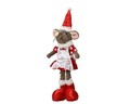 Decoratiune Girl mouse, Decoris, 12x9x45 cm, poliester, multicolor
