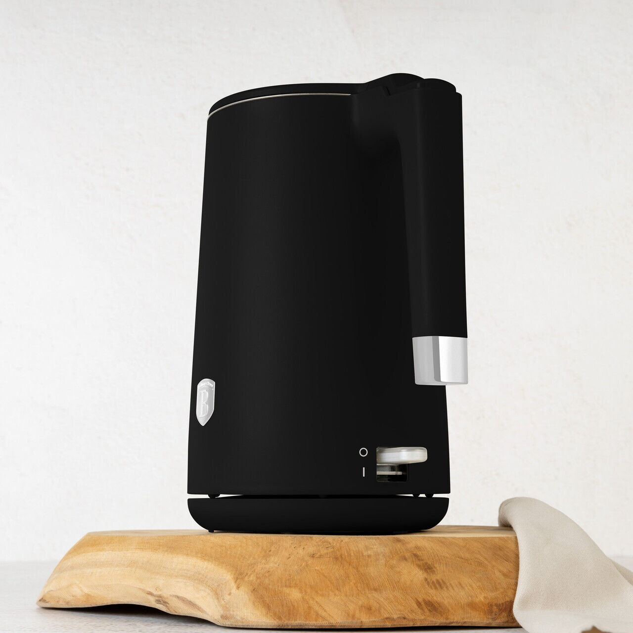 Ceainic electric cu pereti dubli Berlinger Haus, Matte Black, 1.7 L, plastic/inox, negru mat - imagine 4