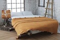 Patura Single, Pom Pom - Mustard, Dolce Bonita Home, 60% bumbac/30% acril/10% poliester