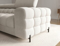 Coltar extensibil dreapta 3 locuri ELTAP, LT-01AMO, Felro, 285x181x93 cm, lemn/poliester, alb