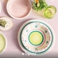 Serviciu de masa 18 piese, Tognana, Louise Blossom, ceramica glazurata, multicolor