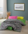 Lenjerie de pat dubla, Dazzle - Green, Cozy Home, Bumbac Ranforce