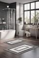 Set covorase de baie, Cartwright, CT-5076, Poliester, Multicolor