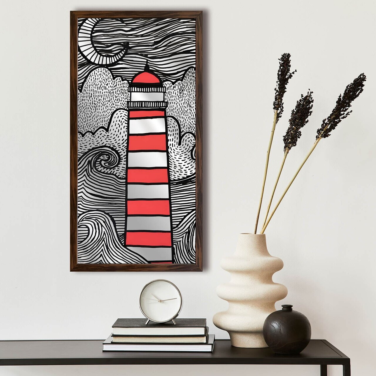 Tablou decorativ, Ahsalct-018, Cadru: 100% PVC (Grosime: 2 cm), Multicolor — imaginea 2