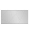 Oglinda decorativa, Siam, Eilish, 60x120x2.2 cm, MDF , Alb