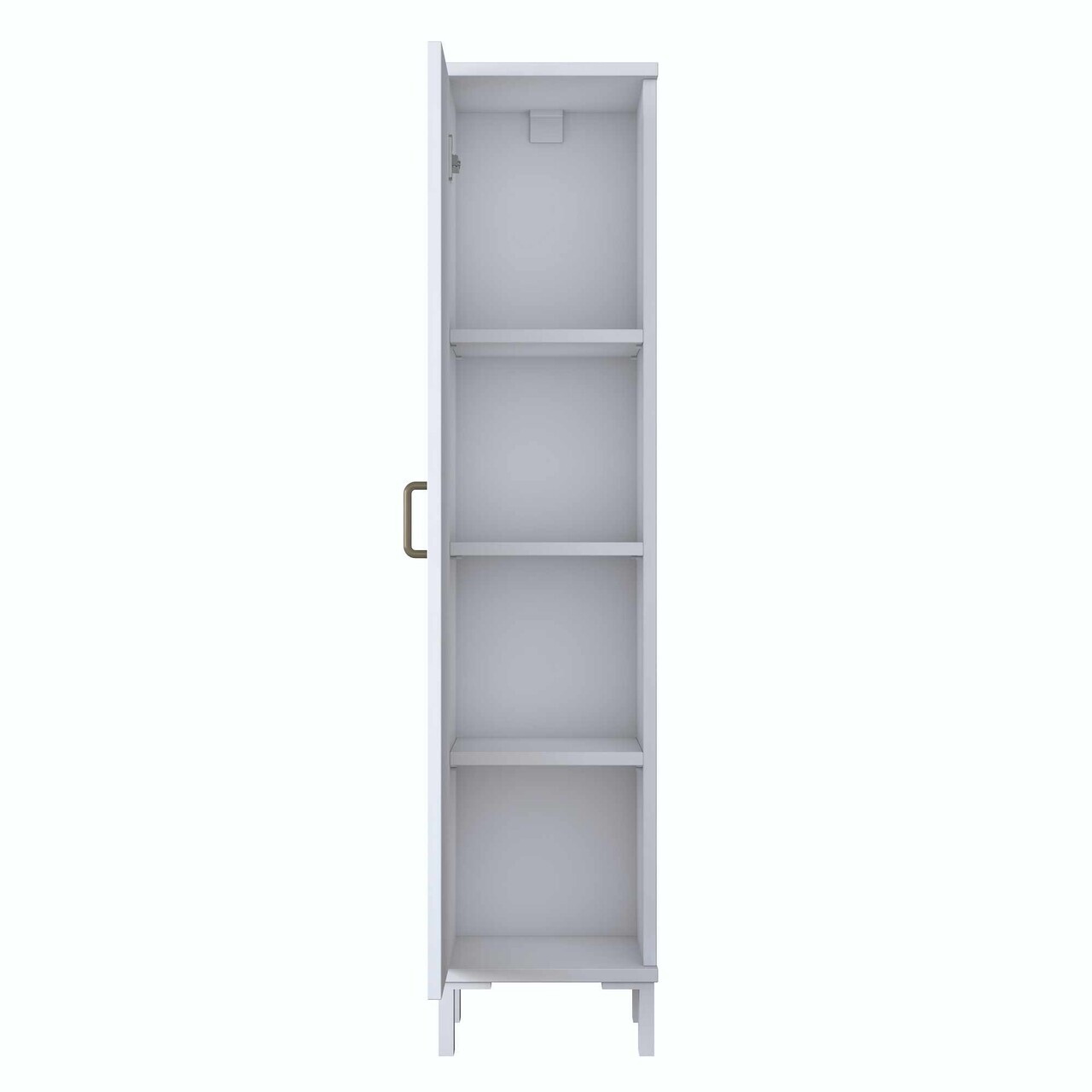 Dulap de baie, Hanah Home, KC110, 30x133.6x32.5 cm, Alb — imaginea 8