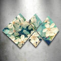 Set 4 tablouri decorative, 4MDF6826958, MDF, Imprimat UV, Multicolor