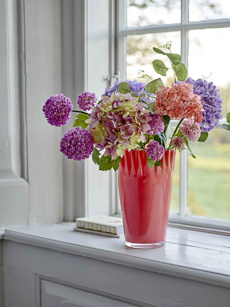 Buchet flori artificiale, Bloomingville, Edge, 30x80 cm, poliester/polietilena, mov - view 4