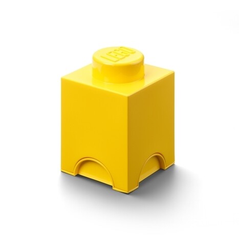 Cutie de depozitare LEGO, 1200 ml, polipropilena, galben