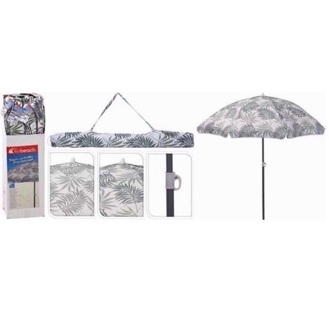 Umbrela pentru plaja Leaves, 176x100 cm, asortate