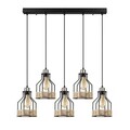 Lustra, Opviq, 892OPV1694, Metal, Negru