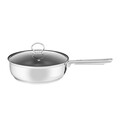 Tigaie adanca cu capac Loremis, Ambition, 24 cm, inox