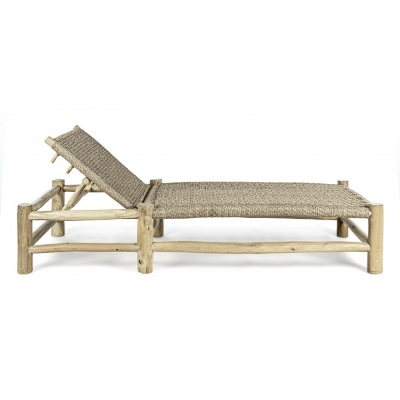 Sezlong, Lampok, Bizzotto, 185x80x70 cm, lemn de tec/fibre sintetice viro - 1 | YEO