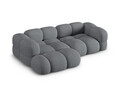 Coltar stanga 3 locuri, Loretto, Cosmopolitan Design, 250x147x68 cm, tesatura structurata, gri