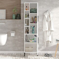 Dulap multifunctional, Locelso, VI2-W, 45x173.6x35.5 cm, Alb