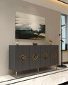 Consola, Olivia, Robber KB150, Antracit / Aur