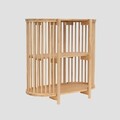 Biblioteca Sensus, Homla, 80x45x80 cm, lemn, natur