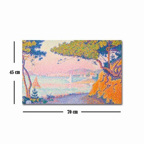Tablou decorativ, FAMOUSART-065, Canvas, Dimensiune: 45 x 70 cm, Multicolor
