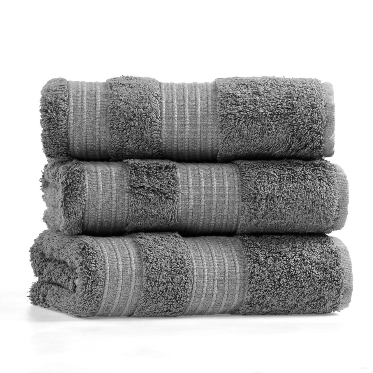 Prosop de baie, L'appartement , London Wash, 60% Bumbac/40% Bambus, Antracit