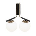 Aplica de perete, Opviq, 892OPV1242, Fier, Aur/Negru