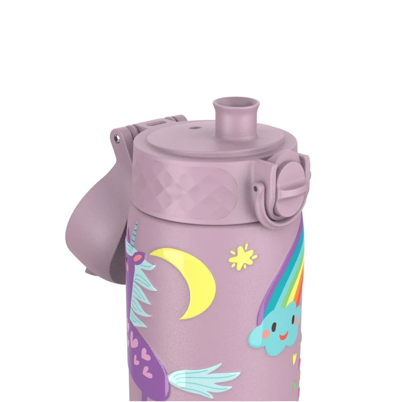 Sticla apa Slim, inox, 500ml, Unicorns - Ion8 - imagine 2