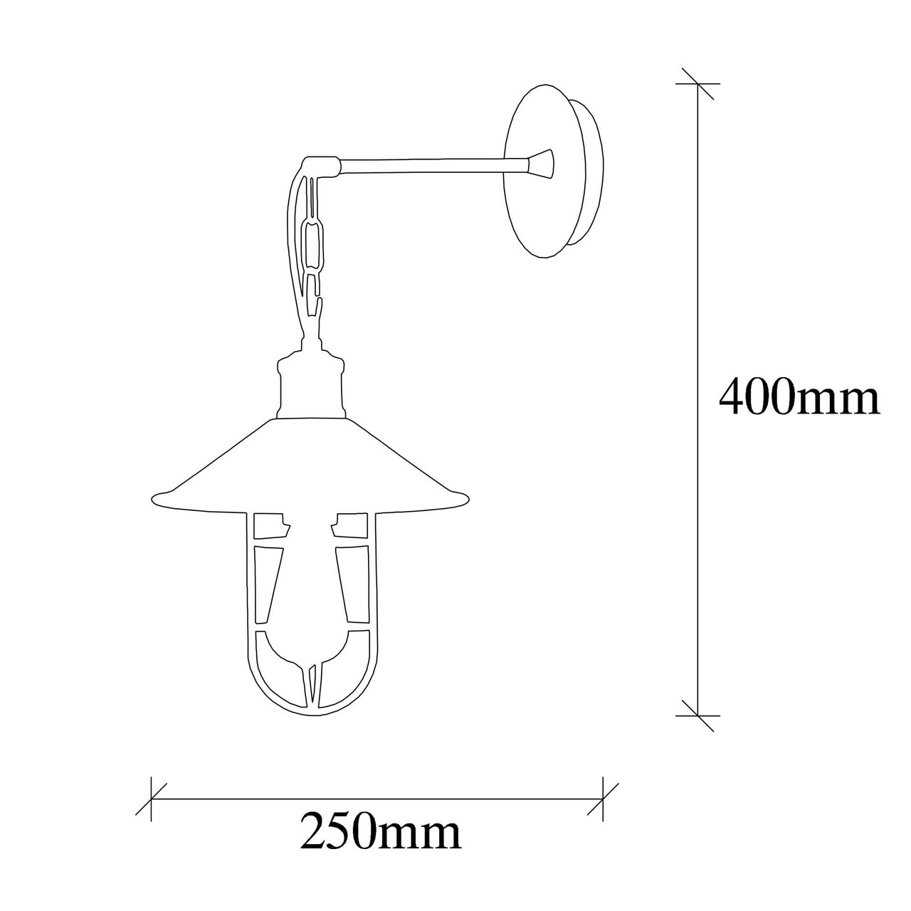 Aplica de perete, Alby, 527ABY3144, Metal, Negru
