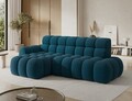 Coltar extensibil dreapta 3 locuri ELTAP, Ceedro, 283x165x98 cm, lemn/poliester, albastru inchis