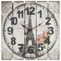 Ceas de perete Paris, InArt, 58 x 3 cm, lemn, multicolor