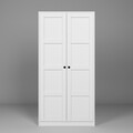 Dulap pentru haine, Miwood, Lucas 1600-81, Alb