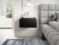 Noptiera ELTAP, Raftt, 40x42-44x20 cm, PAL/MDF, negru