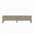 Comoda TV, Odessa, Oscar, 180x45x31.4 cm, Travertin