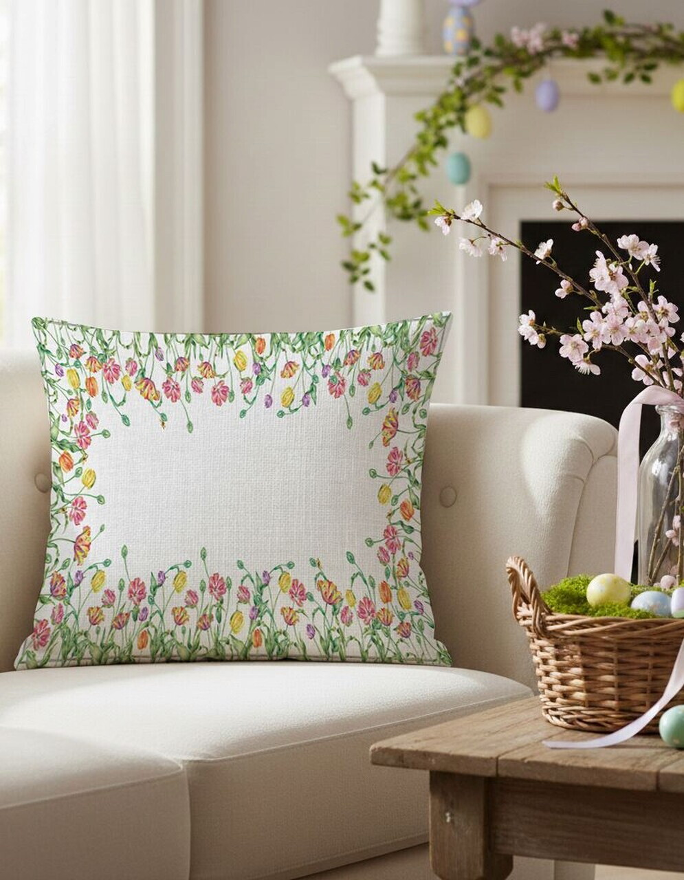 Husa de perna, Pillow 0004, 43x43 cm, Multicolor — imaginea 3
