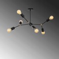 Lustra, Tatum, 584TTM1220, Metal, Negru