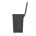 Cos de gunoi cu pedala, Brabantia, StepUp, 16 L, 29.6x22.3x41.1 cm, polipropilena, gri inchis