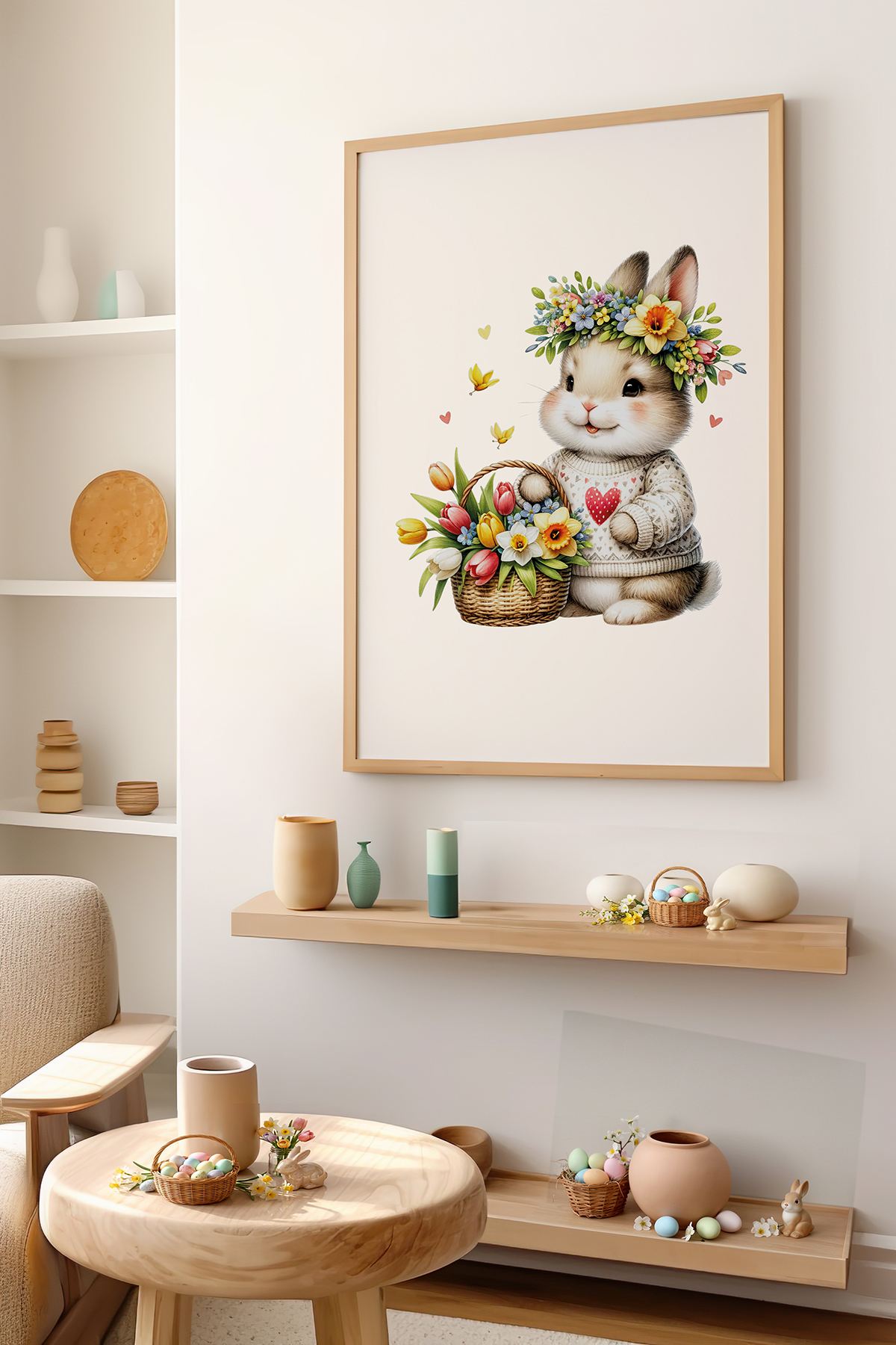 Tablou decorativ, Arteastermodel32-5070, MDF, Multicolor
