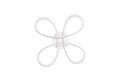 Plafoniera Fly, TRIO, 40x40x7.5 cm, 22W, 1x SMD, metal, alb mat