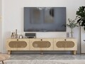Comoda TV, Odessa, Elena, 180x42.6x31.4 cm, Stejar Safir / Ratan
