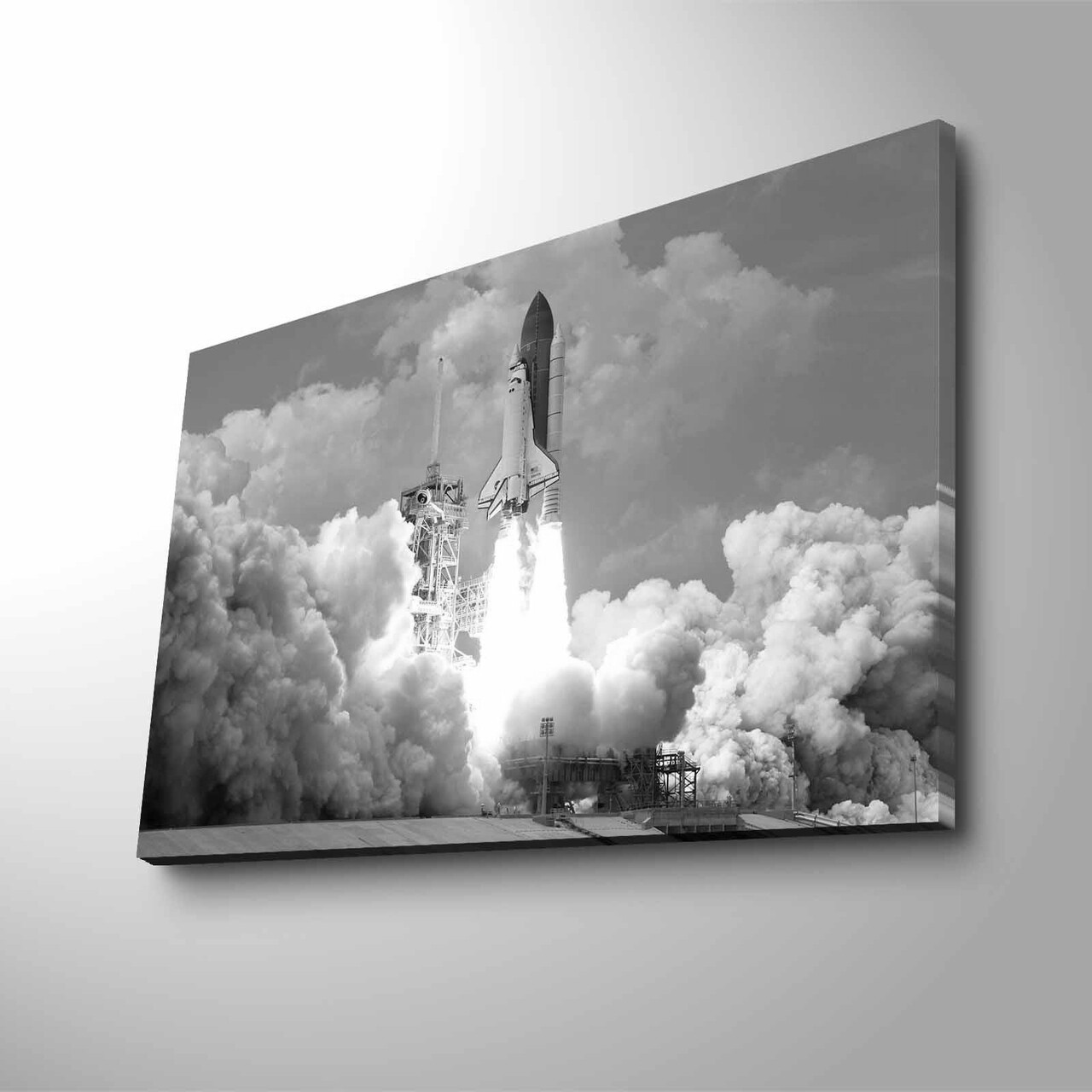 Tablou decorativ cu lumina LED, NASA-032, Dimensiune: 45 x 70 cm, Multicolor - view 2