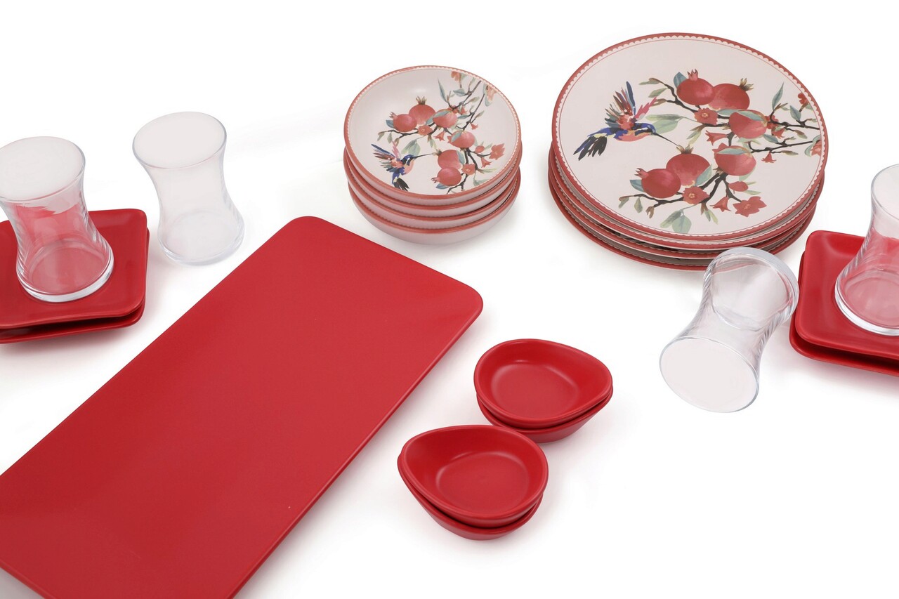 Set de mic dejun, Keramika, 275KRM1548, Ceramica, Multicolor - 2 | YEO