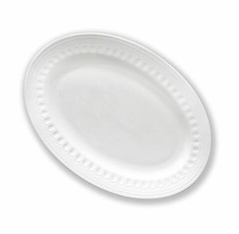 Platou servire, Senzatempo, Brandani, 35x25 cm, portelan New Bone China