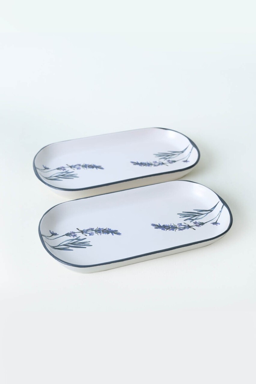 Set platou (2 bucăți), L'essentiel Maison, 275KRM2457, Antibacterian, Alb mat - view 5