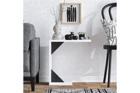Masuta, Elegance, Zoey, Alb/Negru